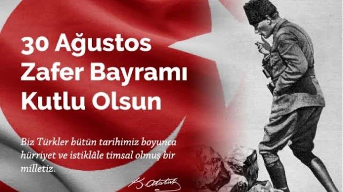 Bu toprakları vatan kılan, başta Gazi Mustafa Kemal Atatürk olmak üzere tüm şehitlerimizi ve gazilerimizi saygıyla anıyor, 30 Ağustos Zafer Bayramımızı gurur ve coşkuyla kutluyoruz.